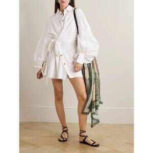 NEW PEEKSKILL rebellion mini dress in white